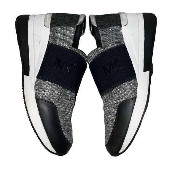 Michael Kors MK Felix Signature Low Top Trainer Sneakers Size 9 - Picture 4 of 7